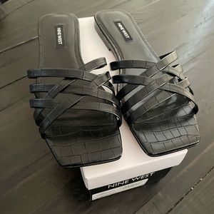 New Nine West Cross Sandals